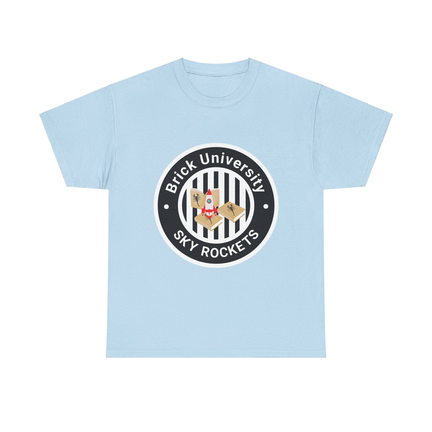 Brick University (Black Design) - Unisex Heavy Cotton Tee