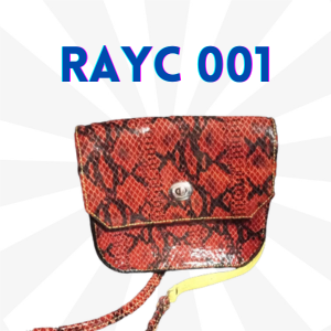 RAYC 001 - Ruby Red Textured Bag