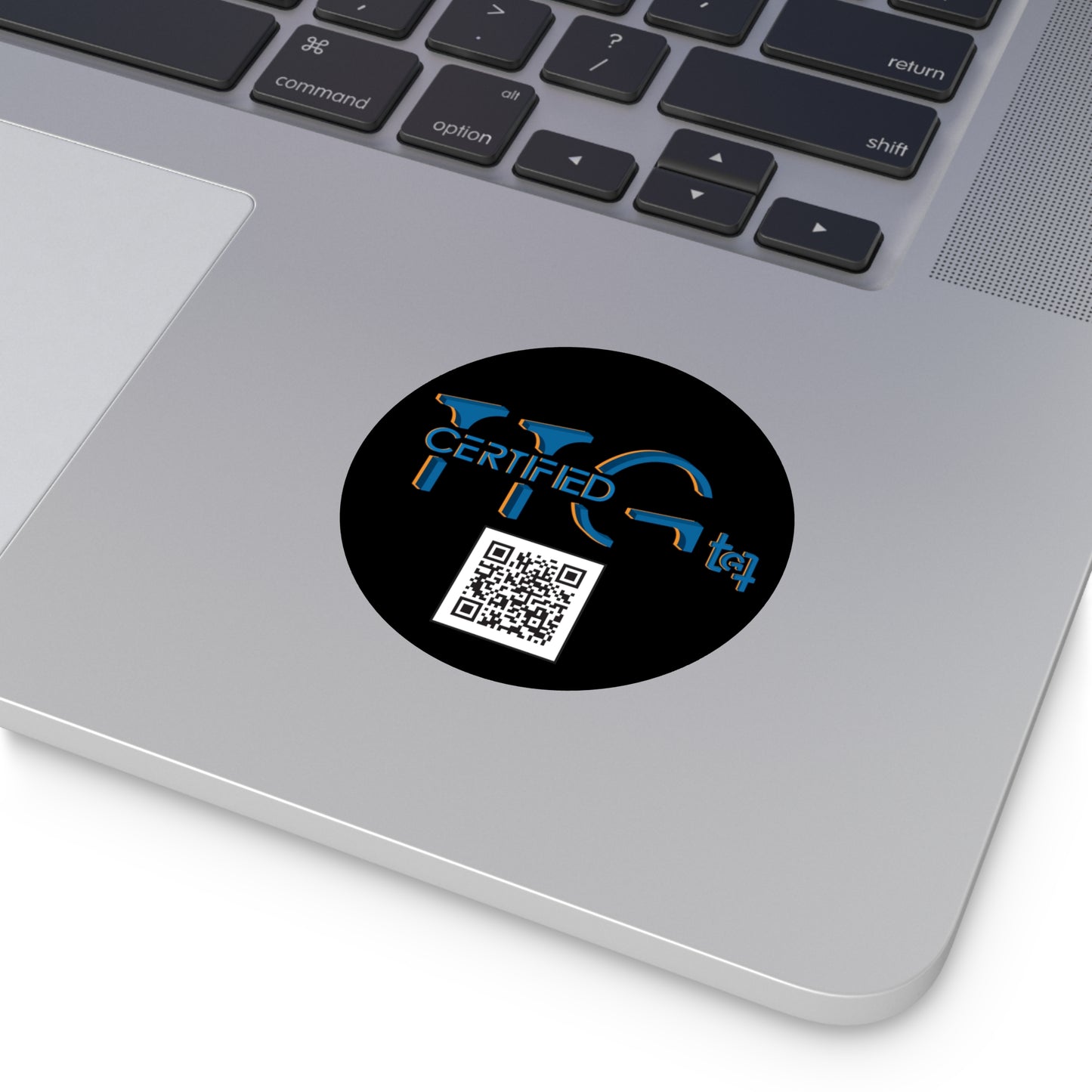 TTG Certified Round Vinyl Stickers