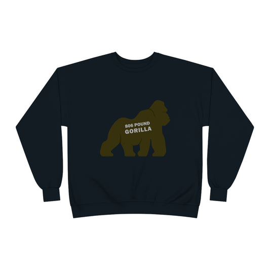 806 Pound Gorilla - Unisex EcoSmart® Crewneck Sweatshirt