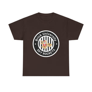 Brick University (Black Design) - Unisex Heavy Cotton Tee