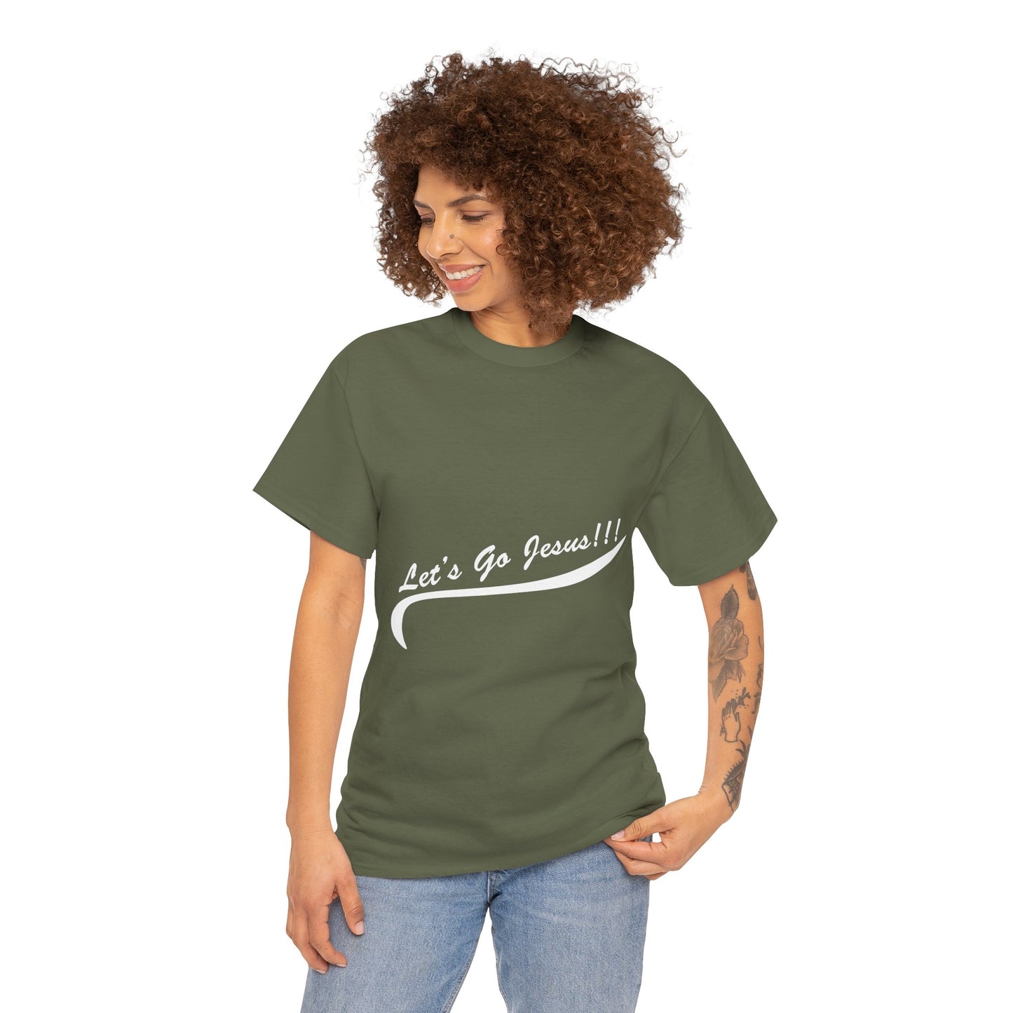 Let's Go Jesus - Unisex Heavy Cotton Tee