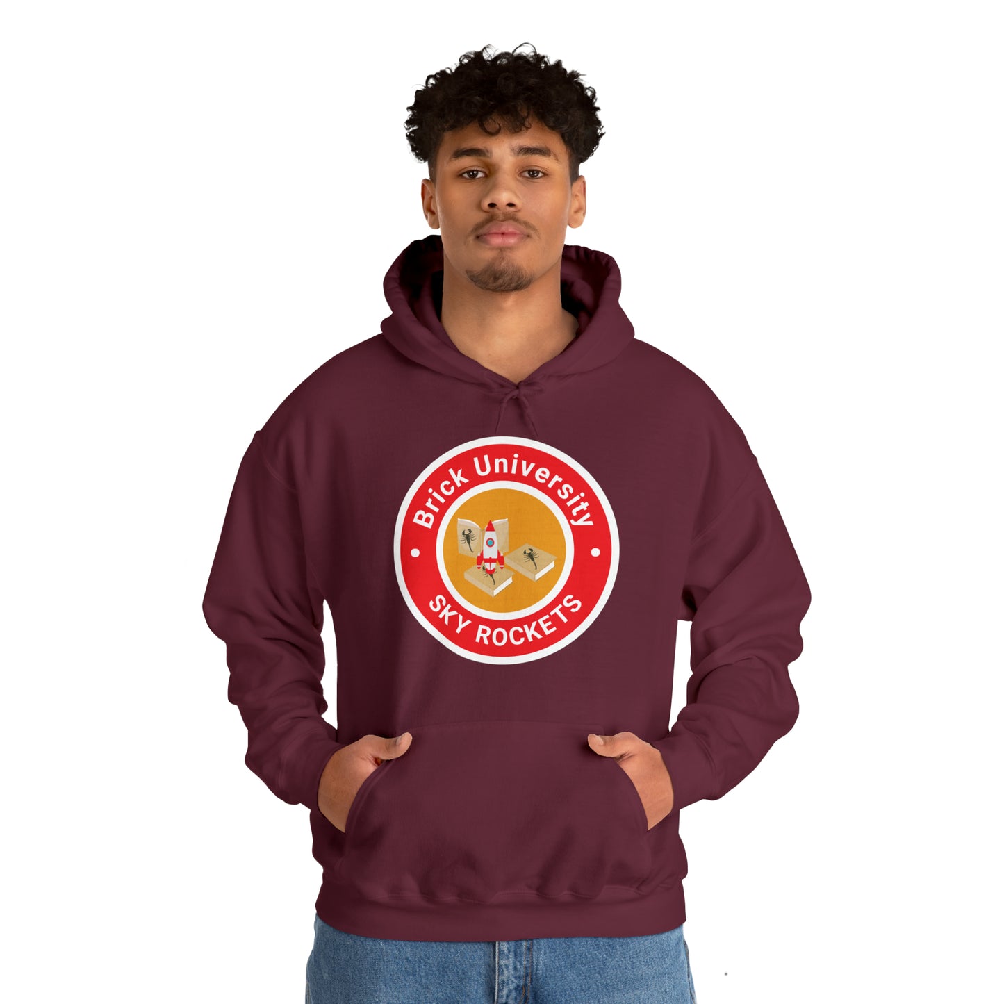 Brick University - Unisex Heavy Blend™ Hooded Sweatshirt