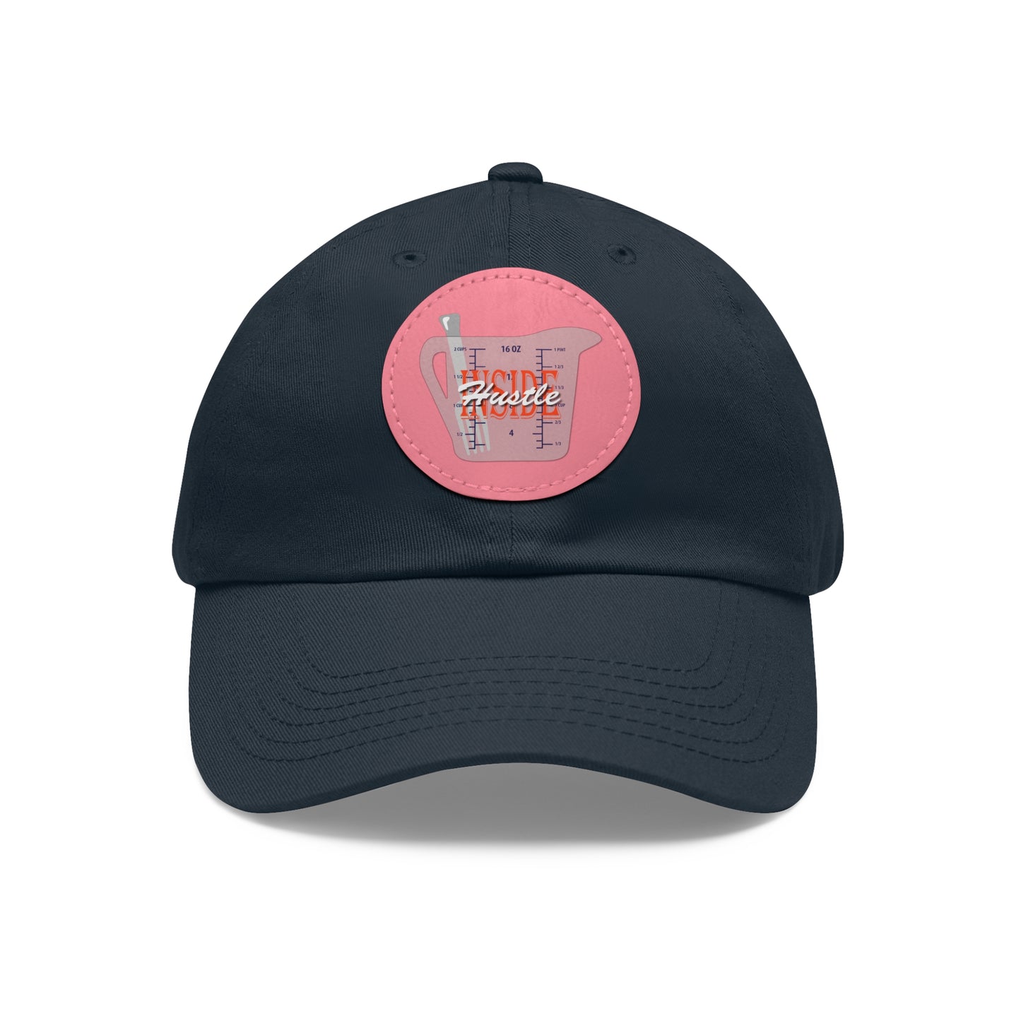Inside Hustle - Hat with Leather Patch (Round)