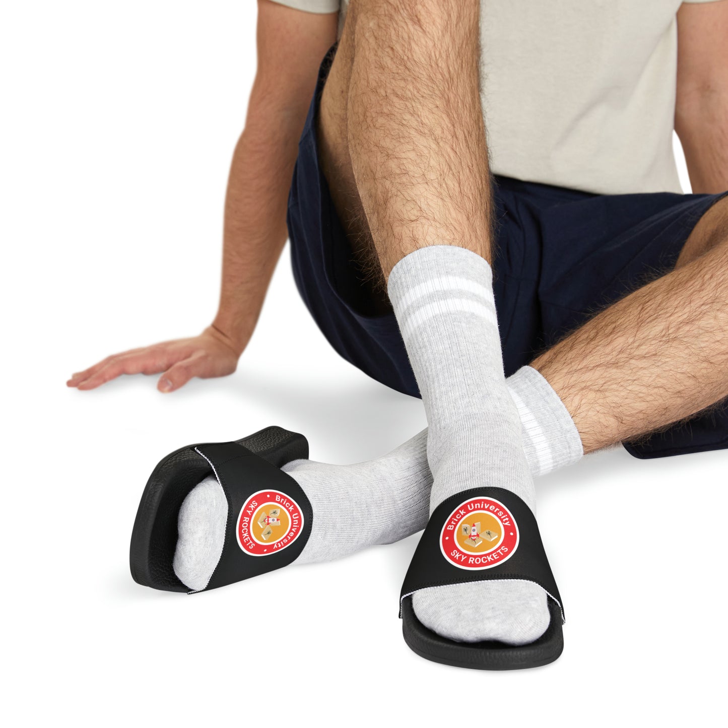 Brick University - Men's Slide Sandals