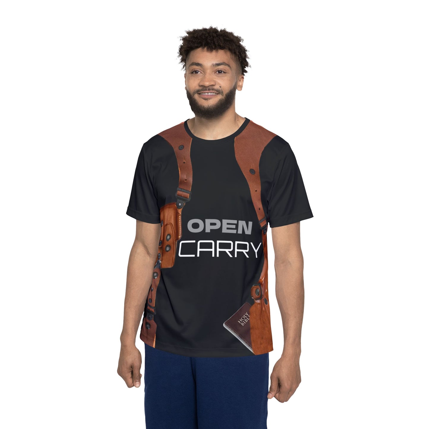 Holster (Black) - Men's Sports Jersey (AOP)