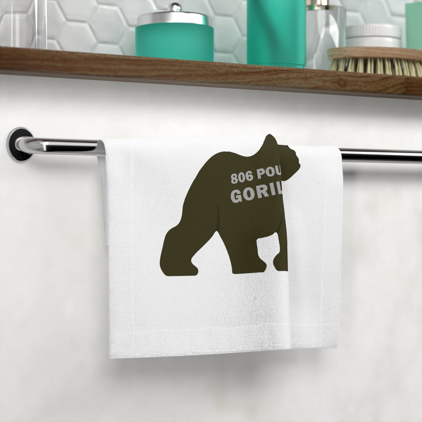 806 Pound Gorilla - Face Towel