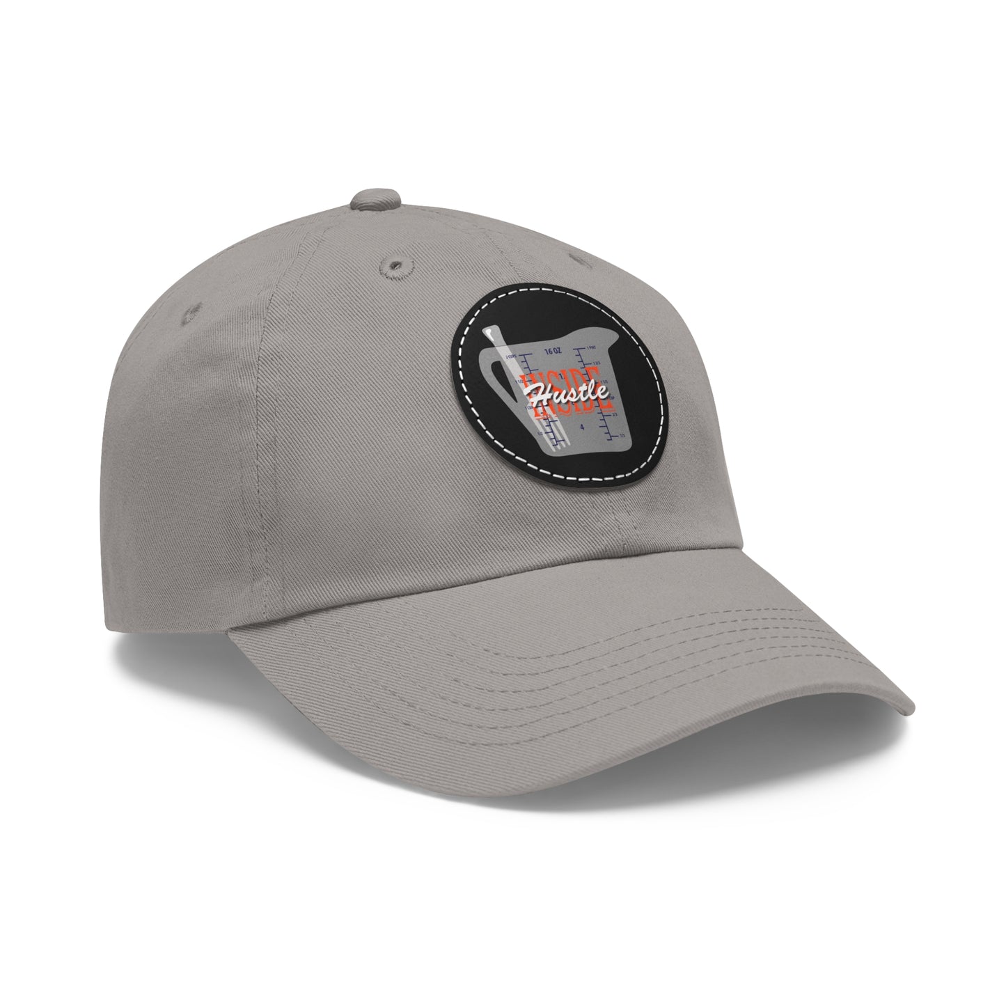 Inside Hustle - Hat with Leather Patch (Round)