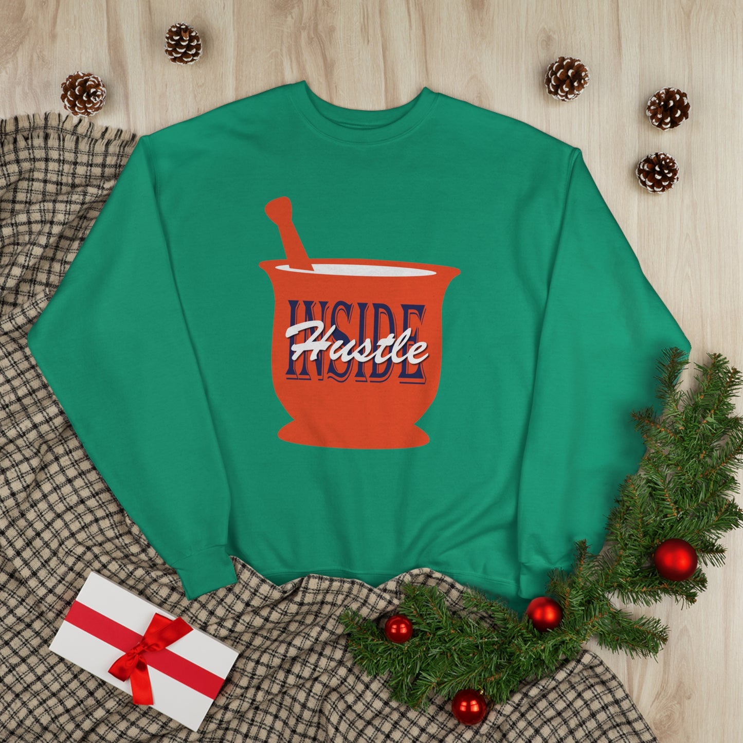 Inside Hustle - Unisex EcoSmart® Crewneck Sweatshirt