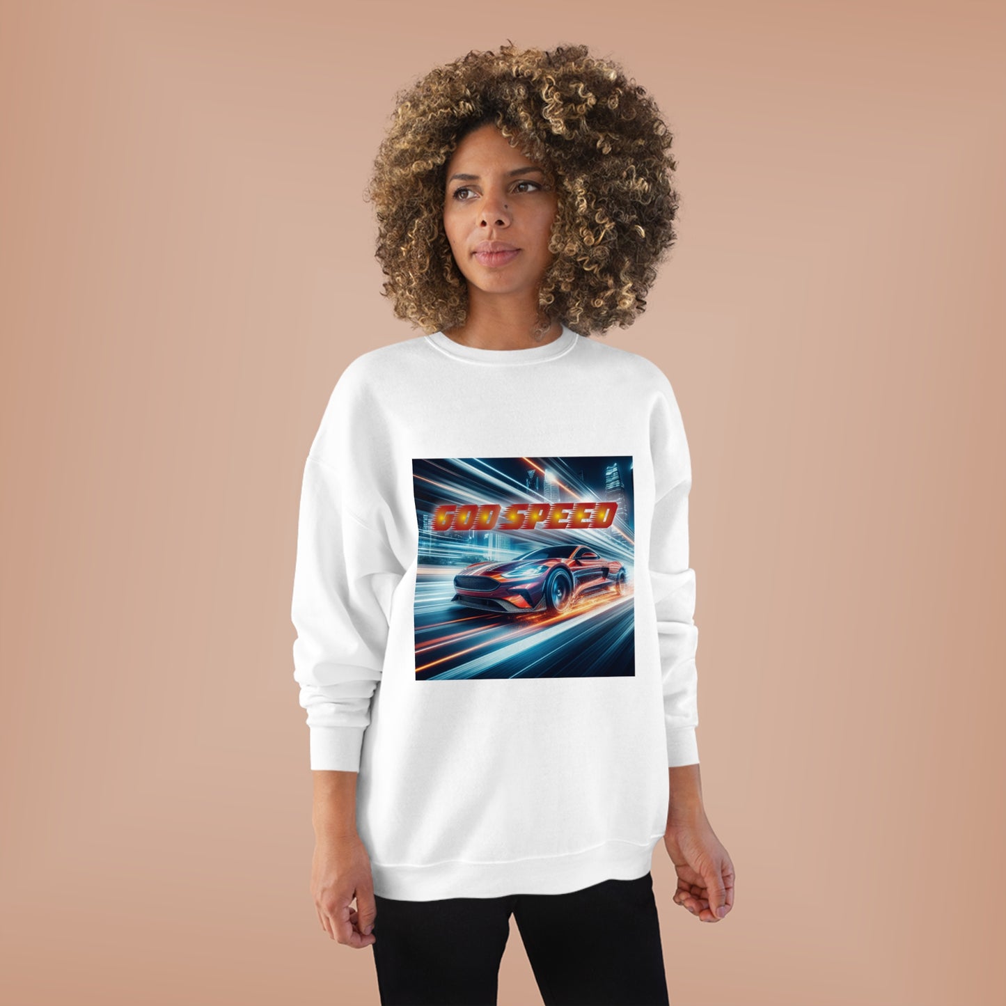 God Speed - Unisex EcoSmart® Crewneck Sweatshirt