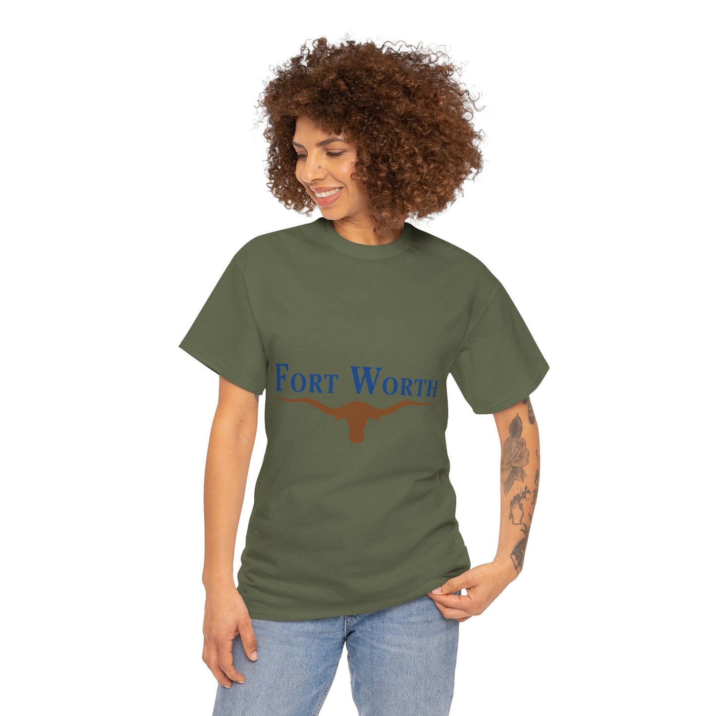 Fort Worth- Unisex Heavy Cotton Tee