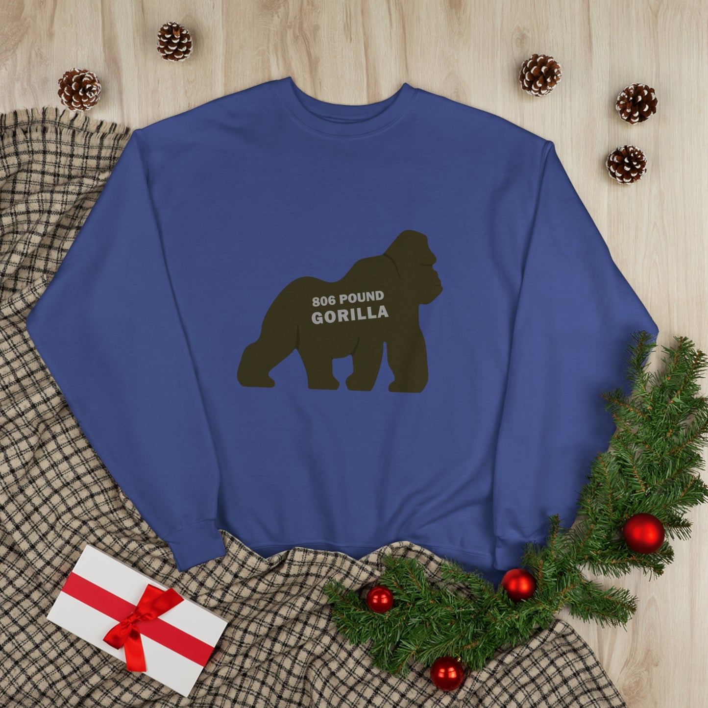 806 Pound Gorilla - Unisex EcoSmart® Crewneck Sweatshirt