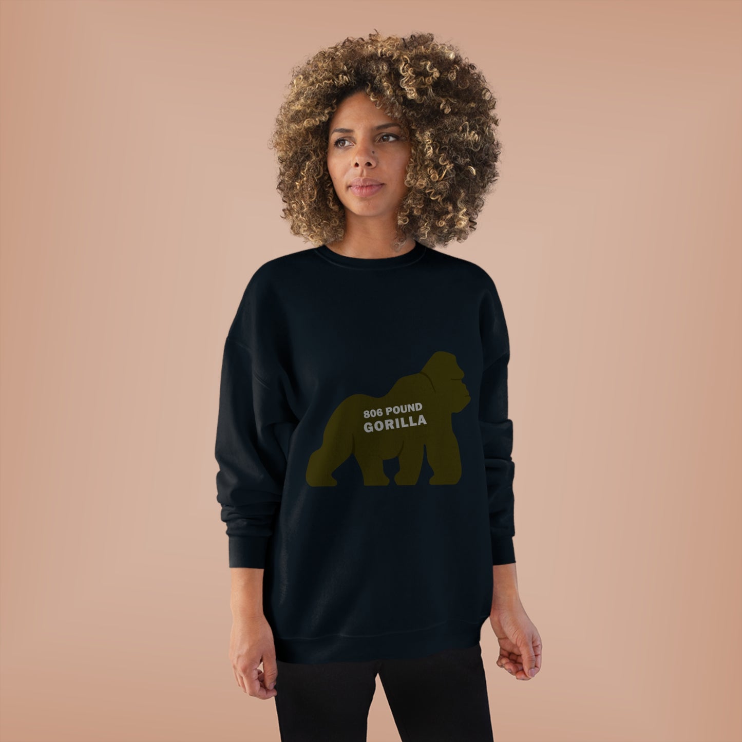 806 Pound Gorilla - Unisex EcoSmart® Crewneck Sweatshirt