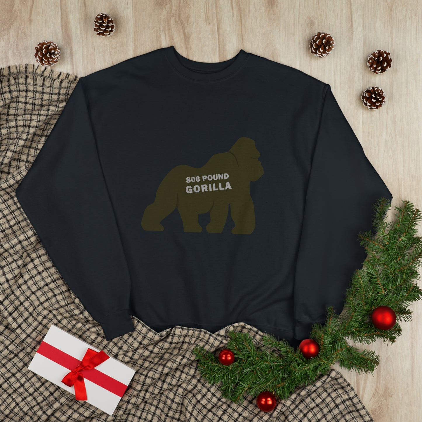 806 Pound Gorilla - Unisex EcoSmart® Crewneck Sweatshirt