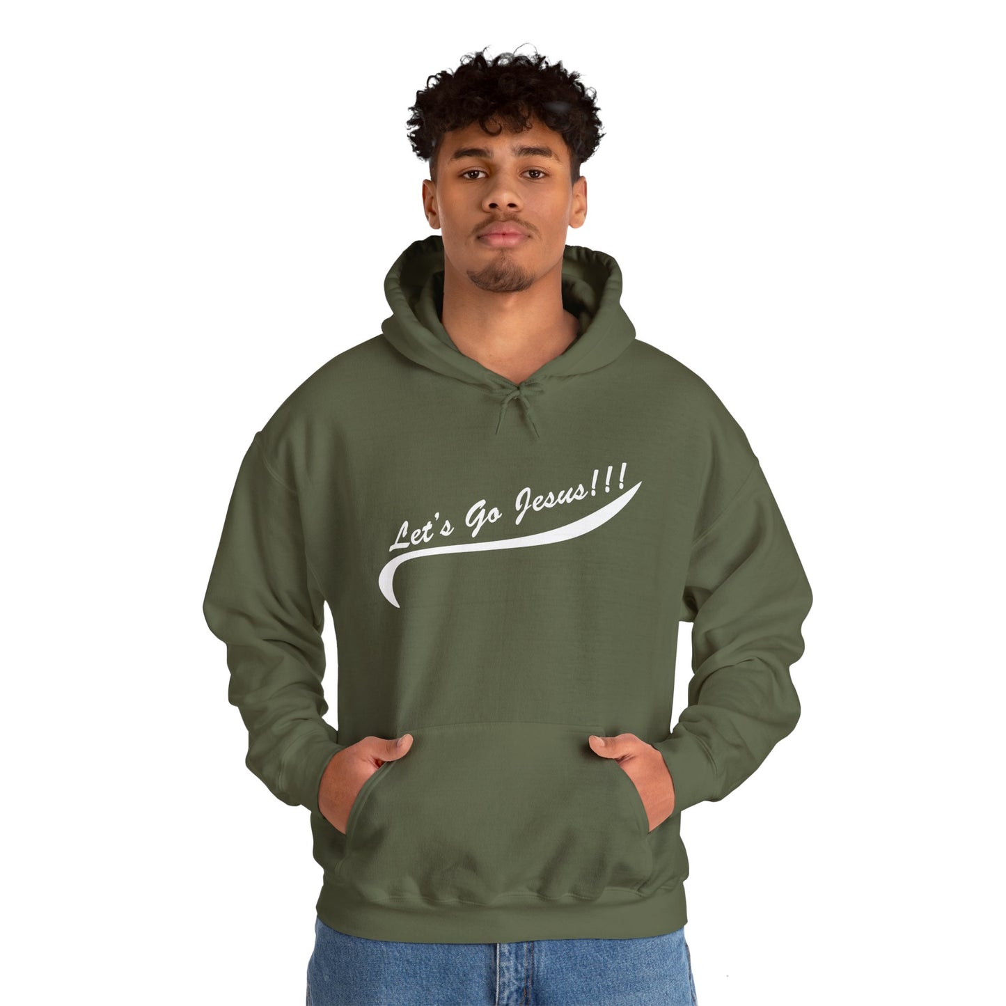 Let's Go Jesus - Unisex Heavy Blend™ Hooded Sweatshirt