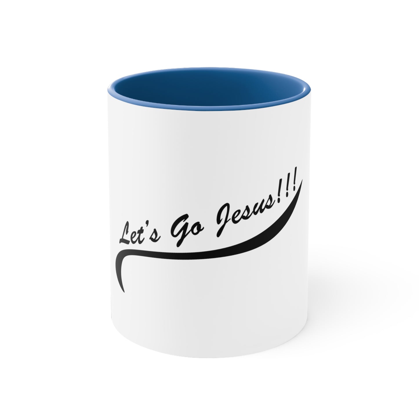 Let's Go Jesus - Accent Coffee Mug, 11oz