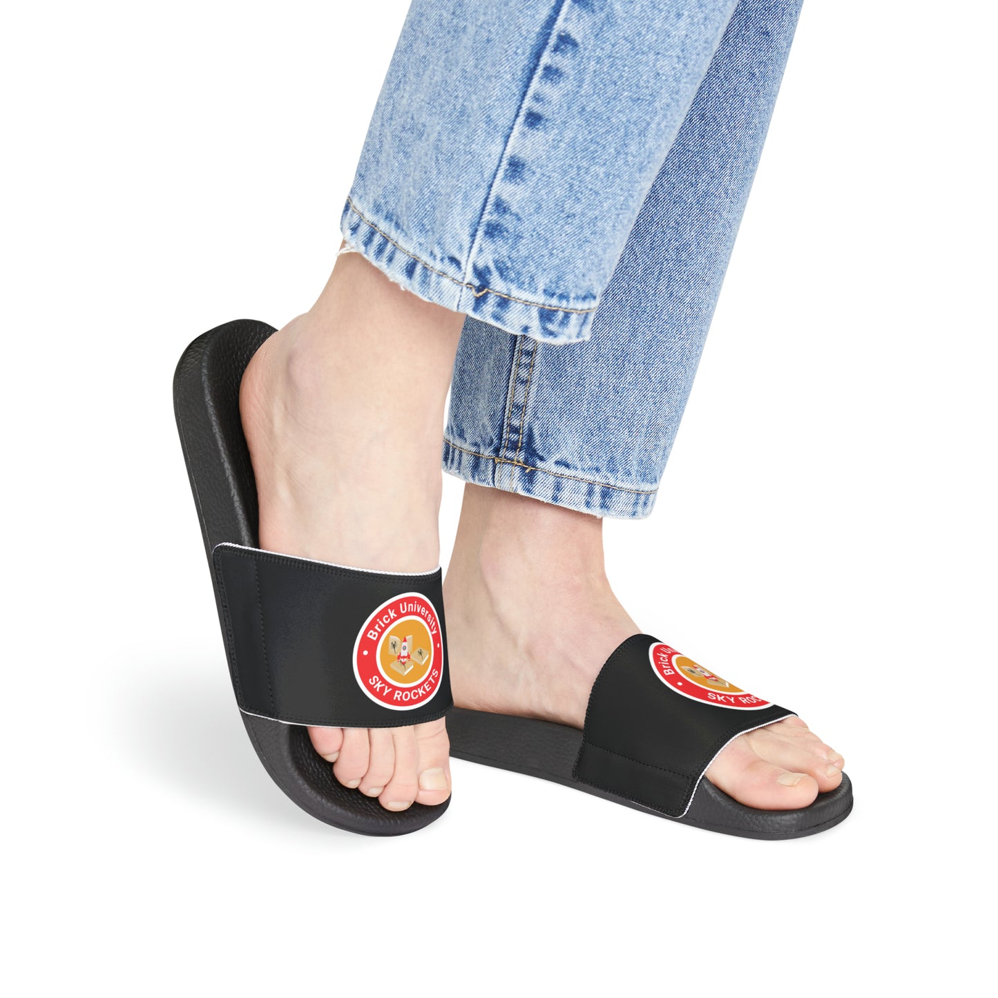 Brick University - Women's Slide Sandals