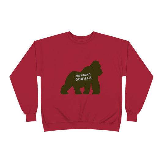 806 Pound Gorilla - Unisex EcoSmart® Crewneck Sweatshirt