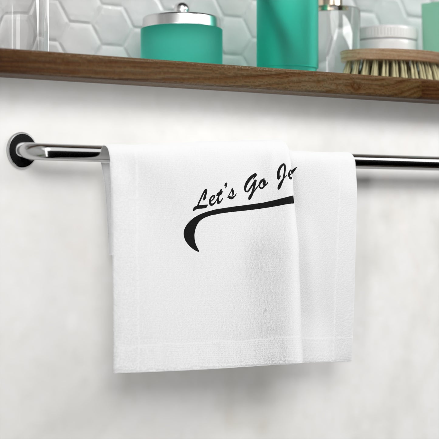 Let's Go Jesus - Face Towel