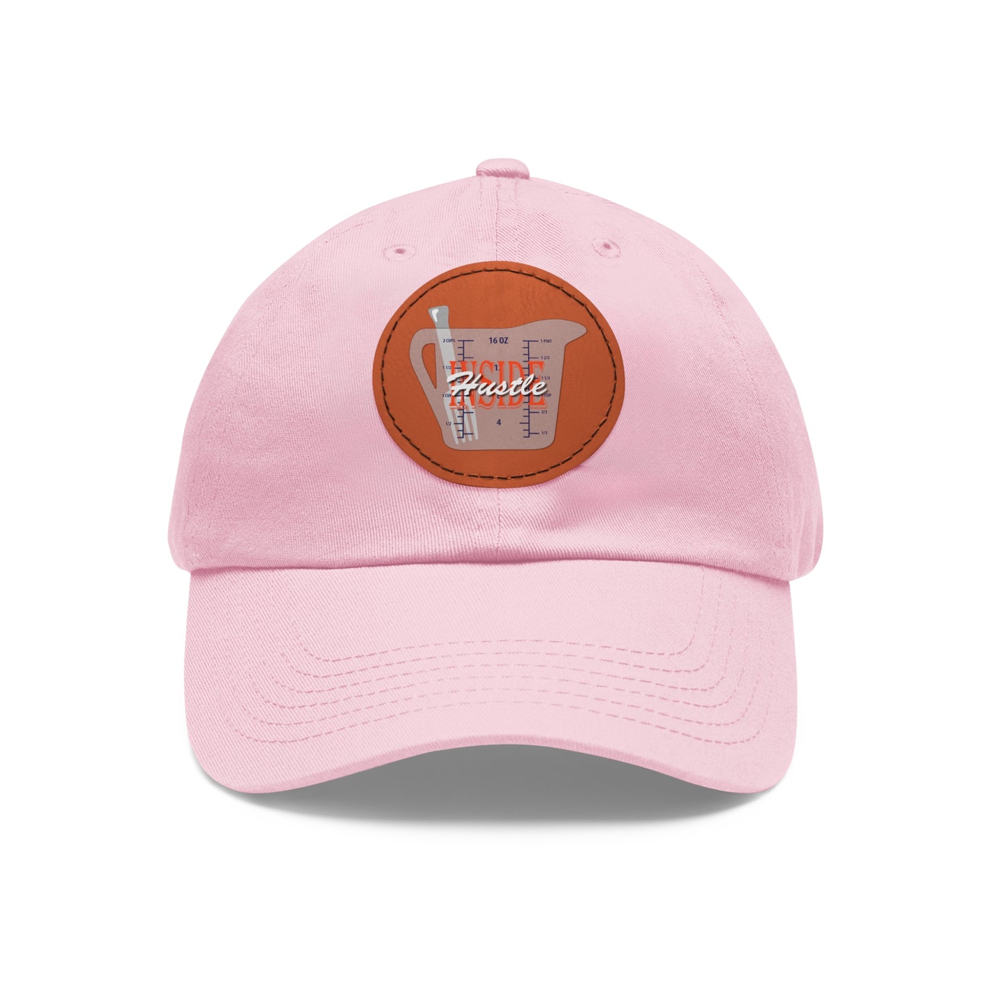 Inside Hustle - Hat with Leather Patch (Round)