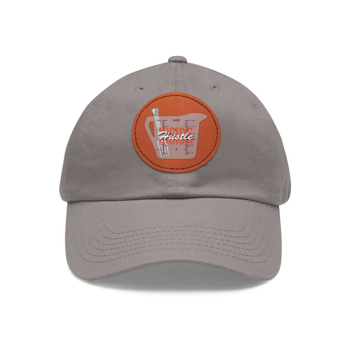 Inside Hustle - Hat with Leather Patch (Round)