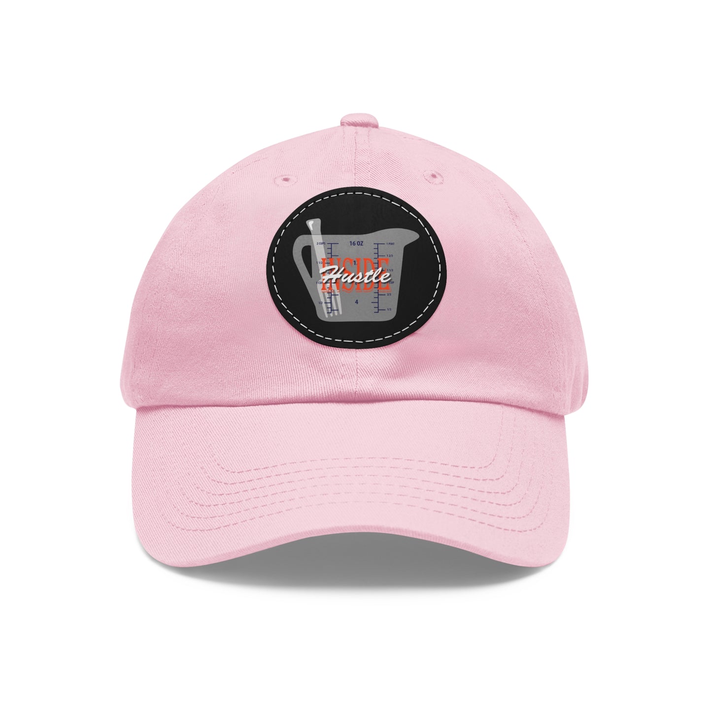 Inside Hustle - Hat with Leather Patch (Round)
