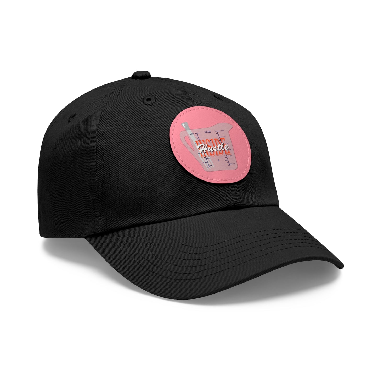 Inside Hustle - Hat with Leather Patch (Round)