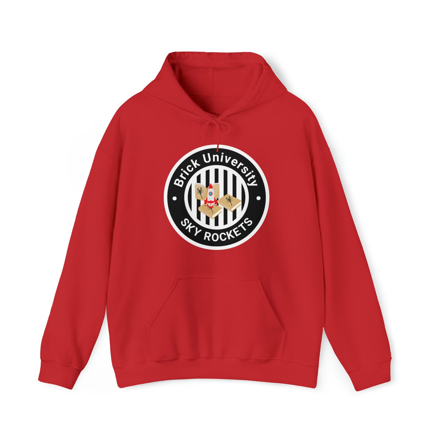 Brick University (Black Design) - Unisex Heavy Blend™ Hooded Sweatshirt