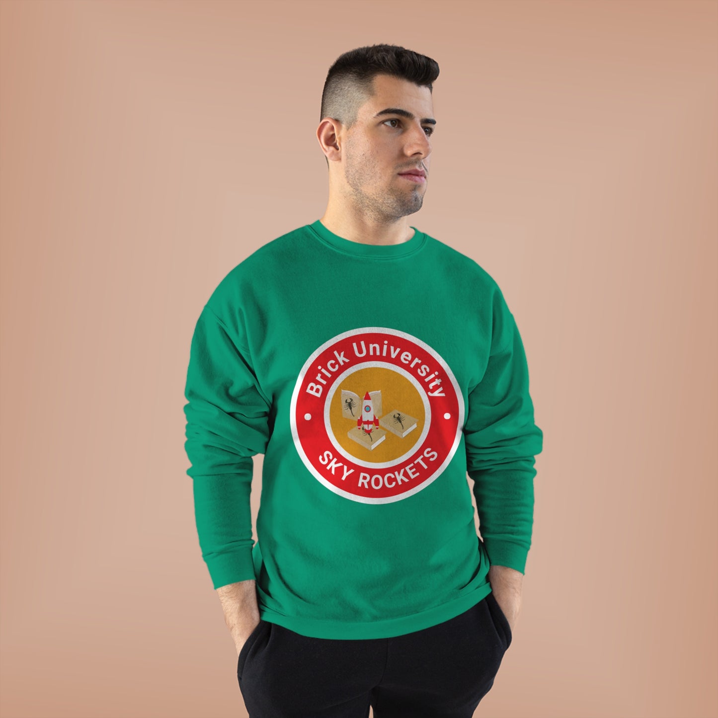 Brick University - Unisex EcoSmart® Crewneck Sweatshirt