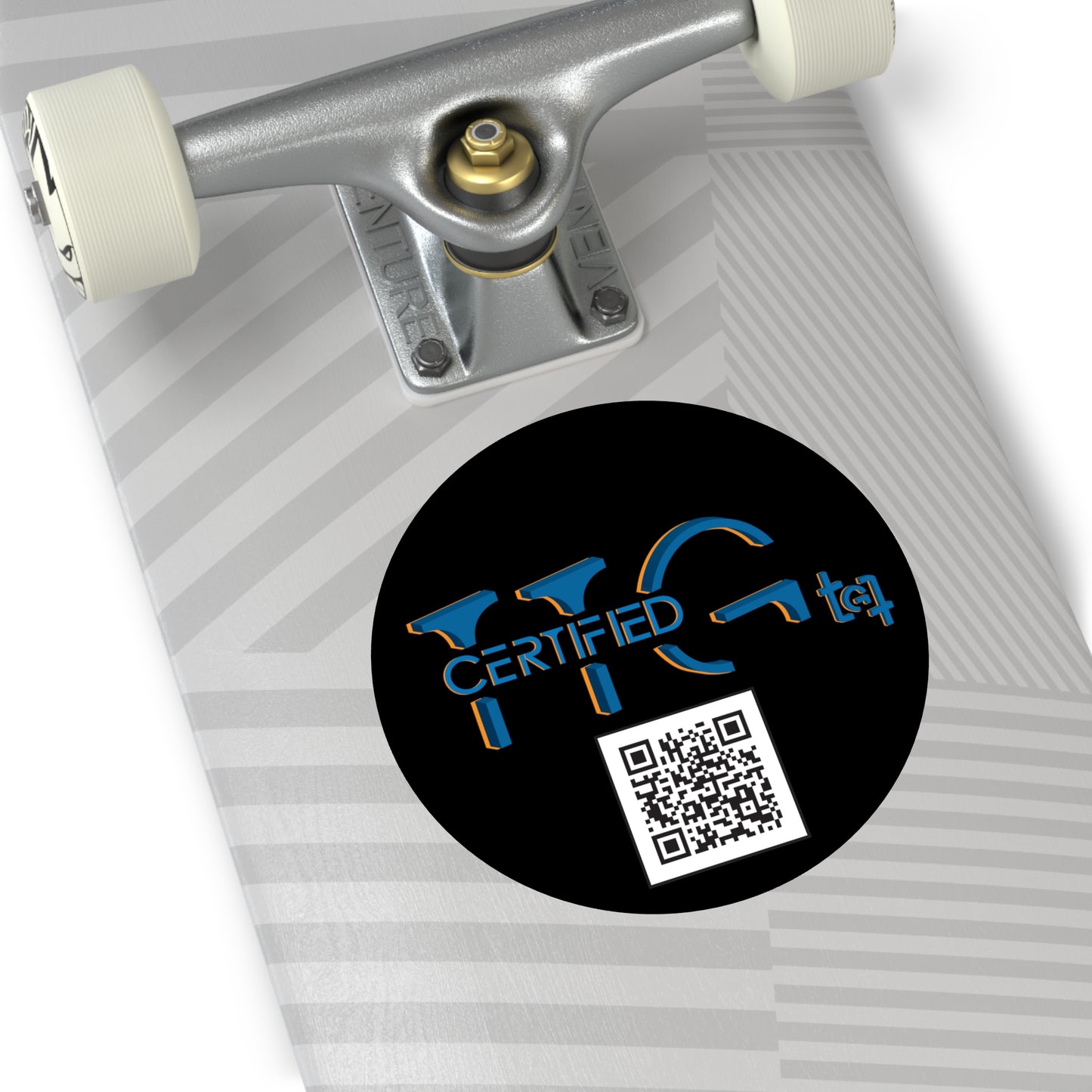 TTG Certified Round Vinyl Stickers