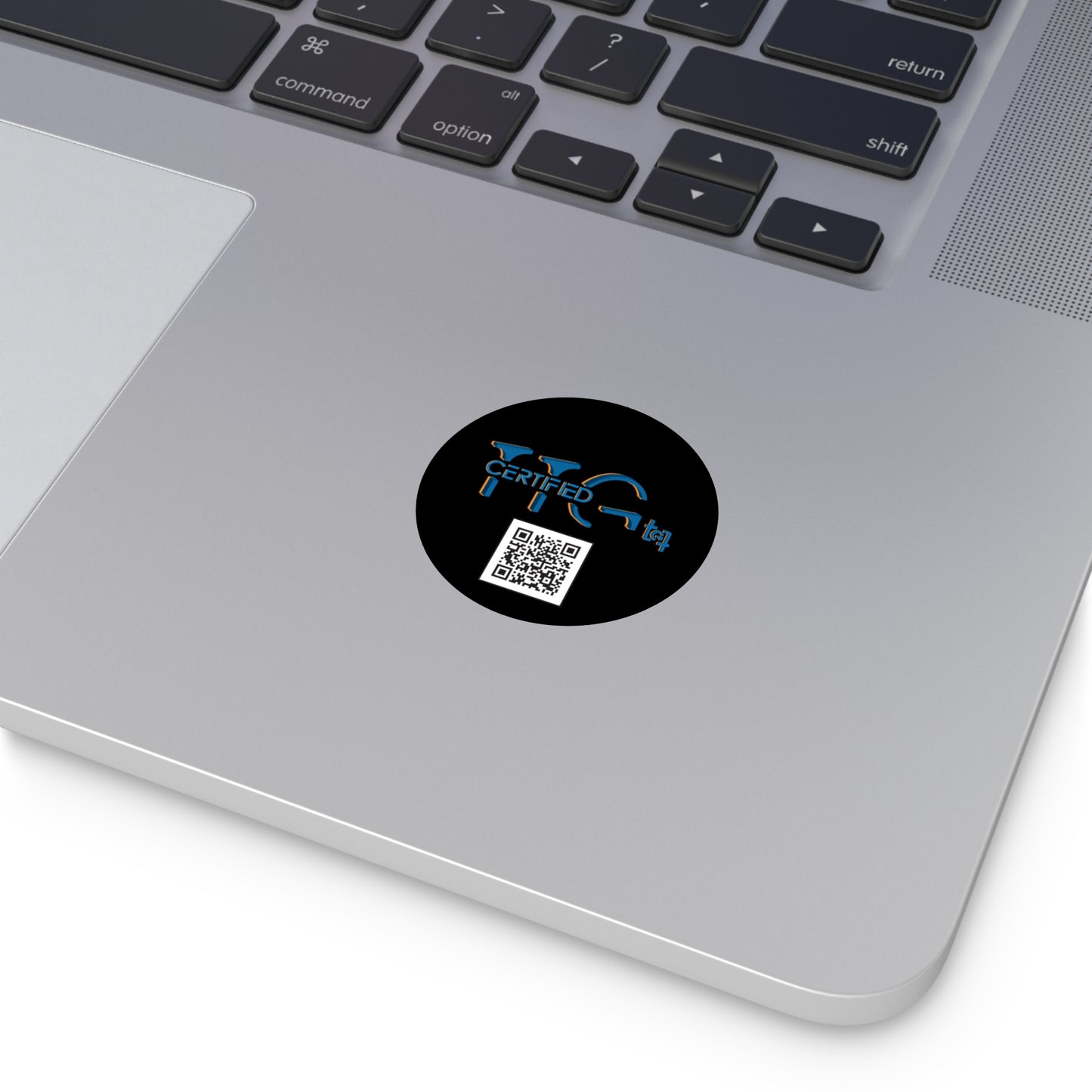 TTG Certified Round Vinyl Stickers