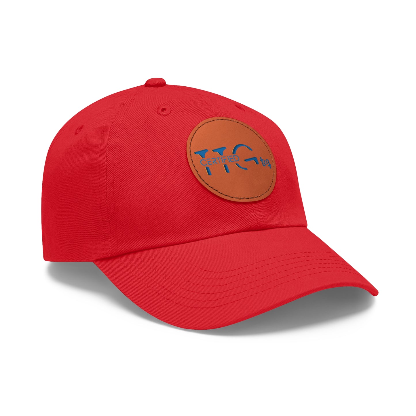 TTG Certified - Hat with Leather Patch (Round)