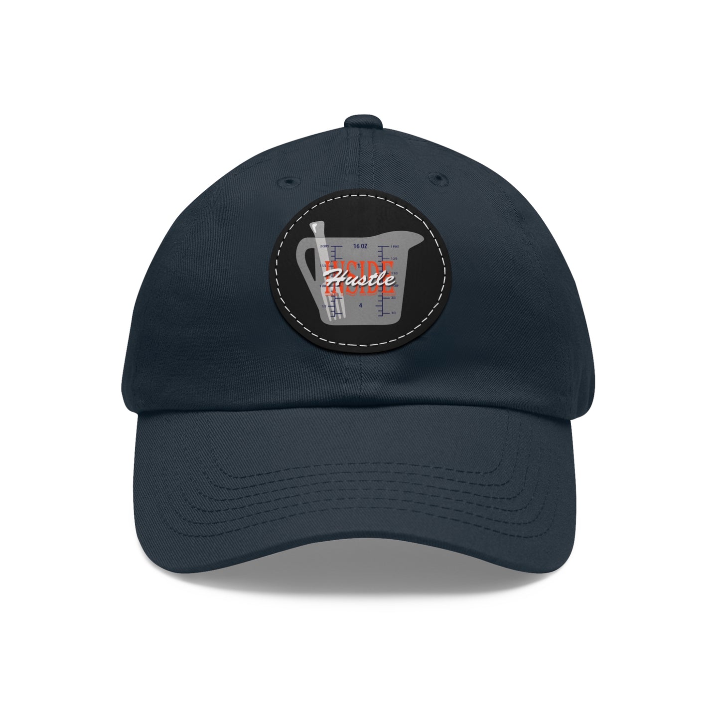 Inside Hustle - Hat with Leather Patch (Round)
