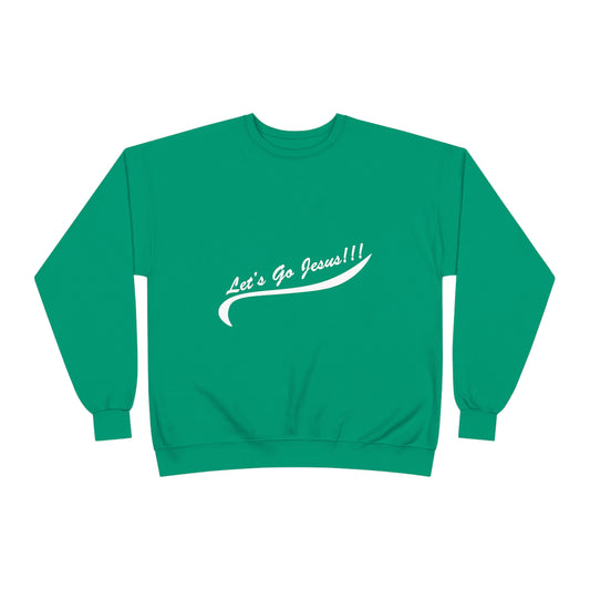 Let's Go Jesus - Unisex EcoSmart® Crewneck Sweatshirt