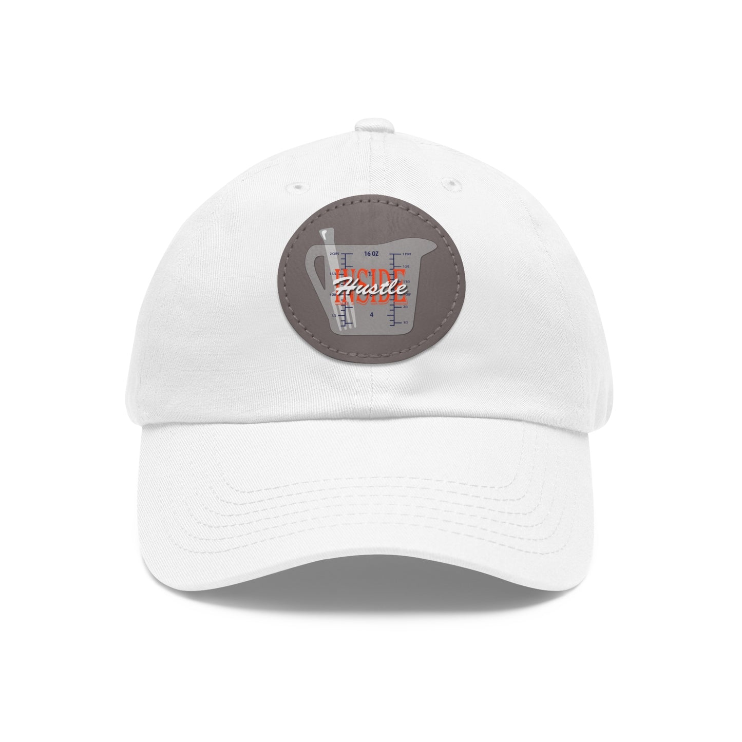 Inside Hustle - Hat with Leather Patch (Round)