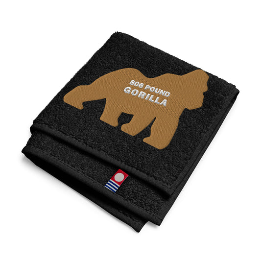 806 Pound Gorilla - Embroidered Cotton Hand Towel