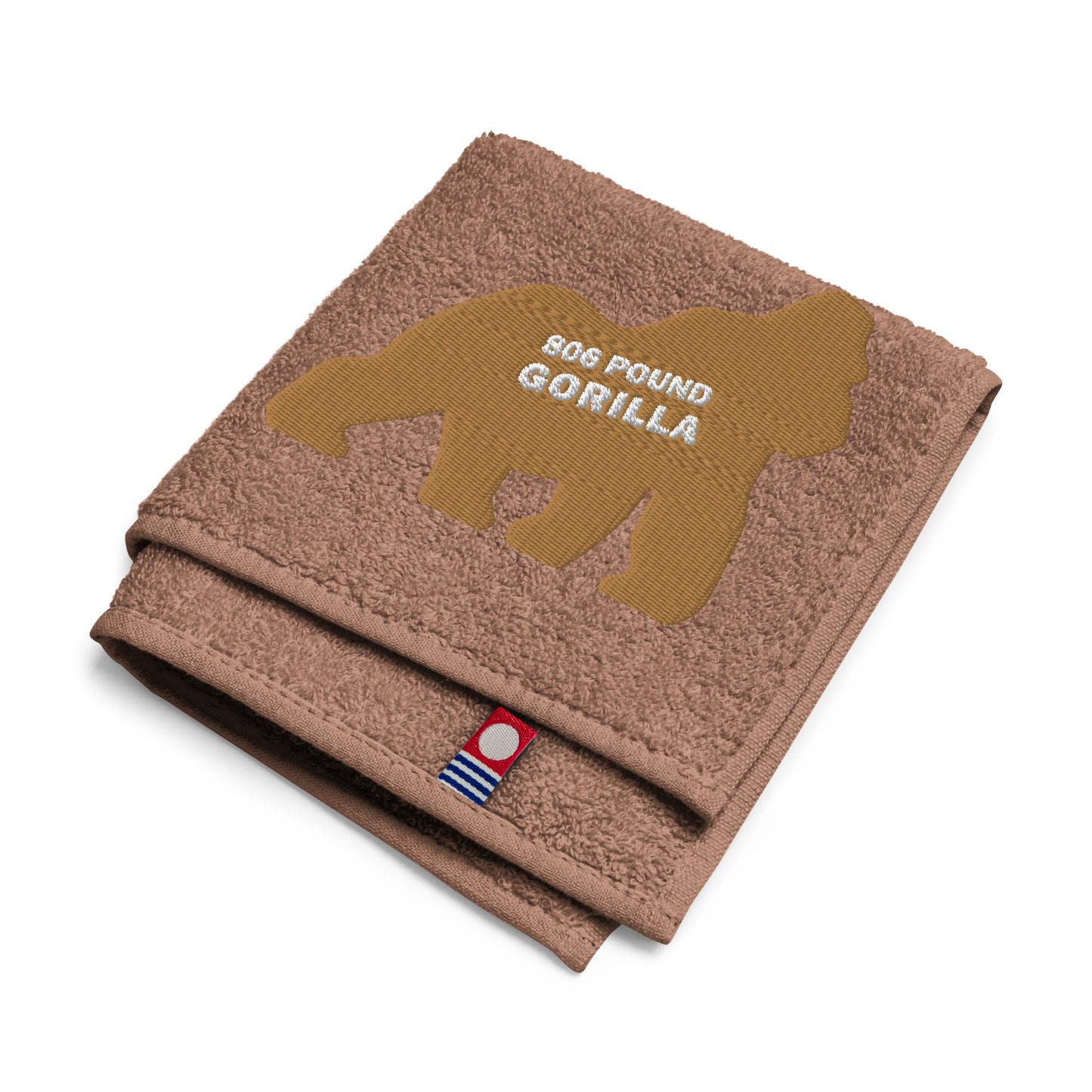 806 Pound Gorilla - Embroidered Cotton Hand Towel