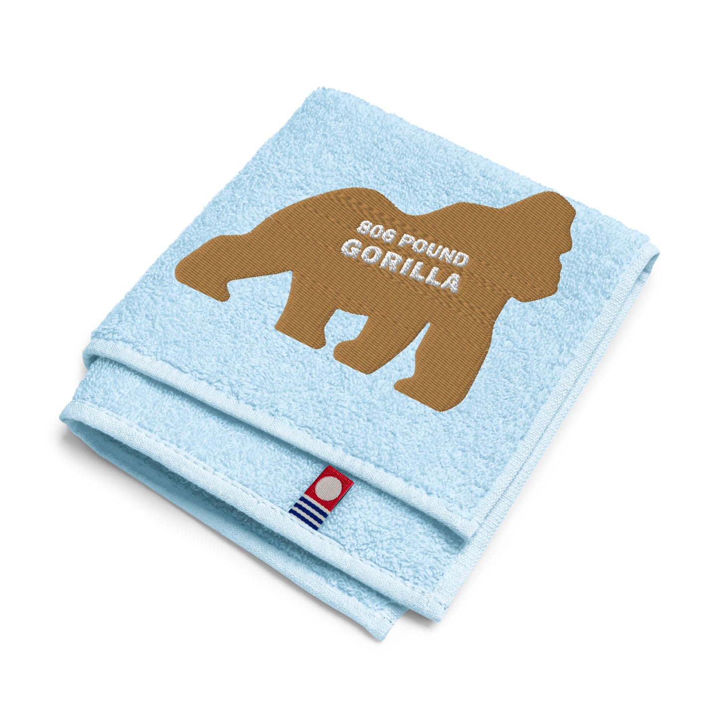 806 Pound Gorilla - Embroidered Cotton Hand Towel