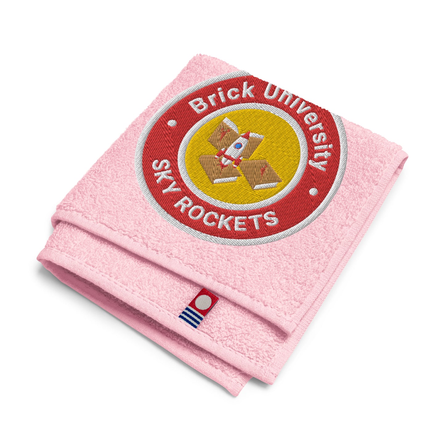 Brick University – Embroidered Cotton Hand Towel