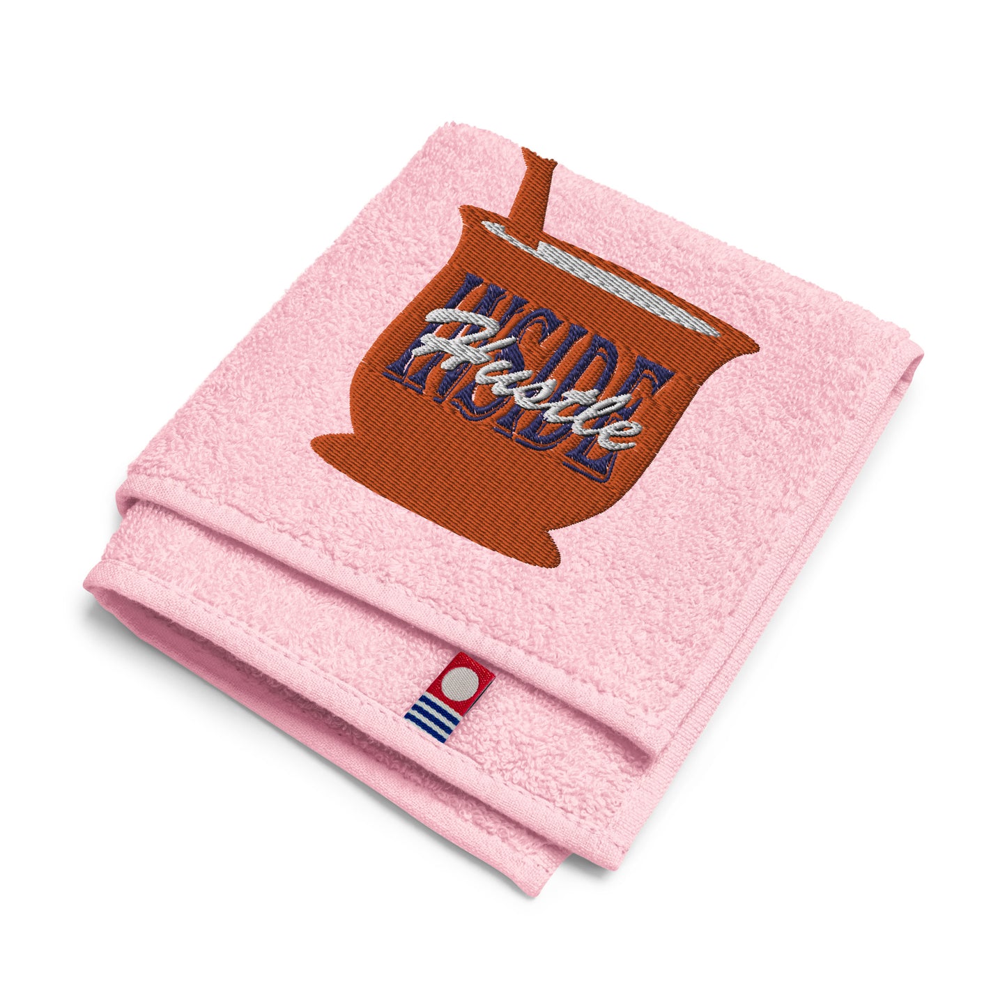Inside Hustle – Embroidered Cotton Hand Towel