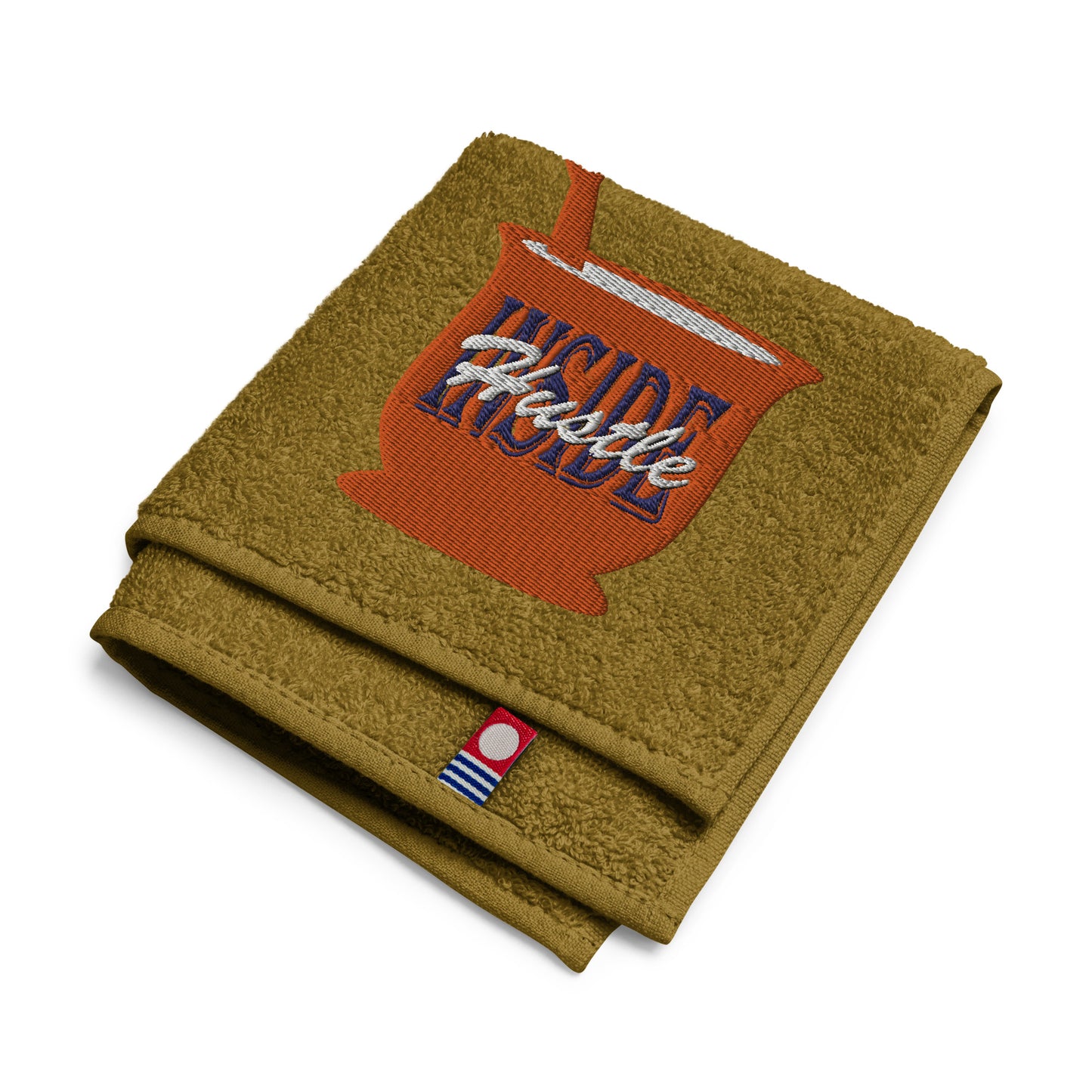 Inside Hustle – Embroidered Cotton Hand Towel