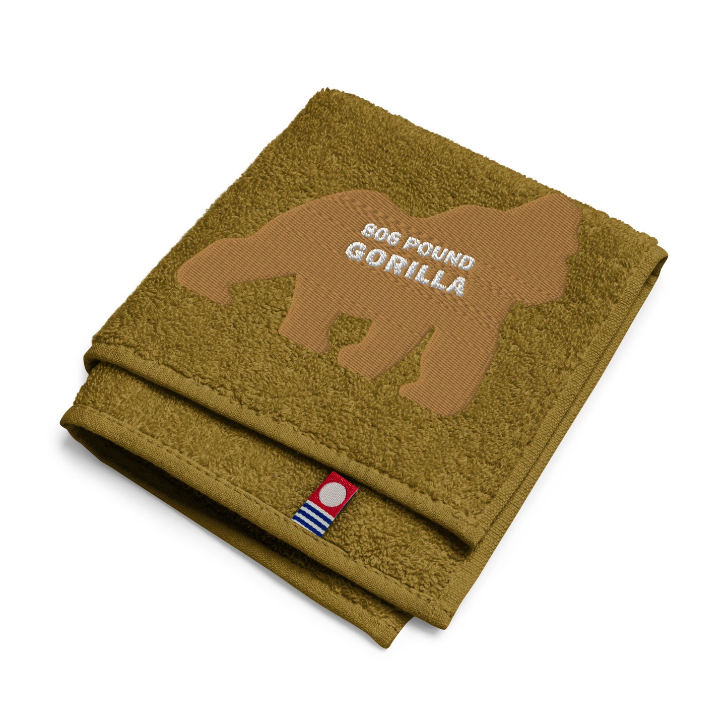 806 Pound Gorilla - Embroidered Cotton Hand Towel