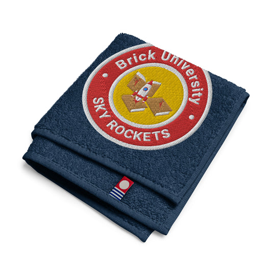 Brick University – Embroidered Cotton Hand Towel