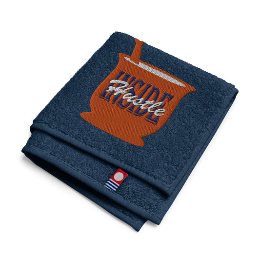 Inside Hustle – Embroidered Cotton Hand Towel
