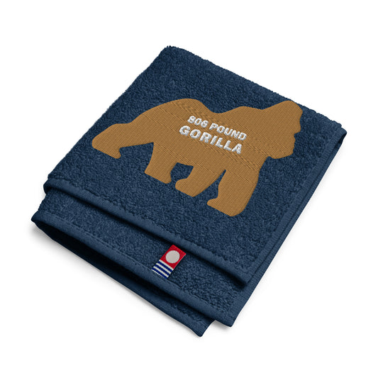 806 Pound Gorilla - Embroidered Cotton Hand Towel