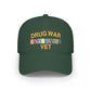 Drug War Vet Baseball Cap — Military Ribbon Veteran Hat