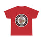 Brick University (Black Design Behind Bars) - Unisex Heavy Cotton Tee