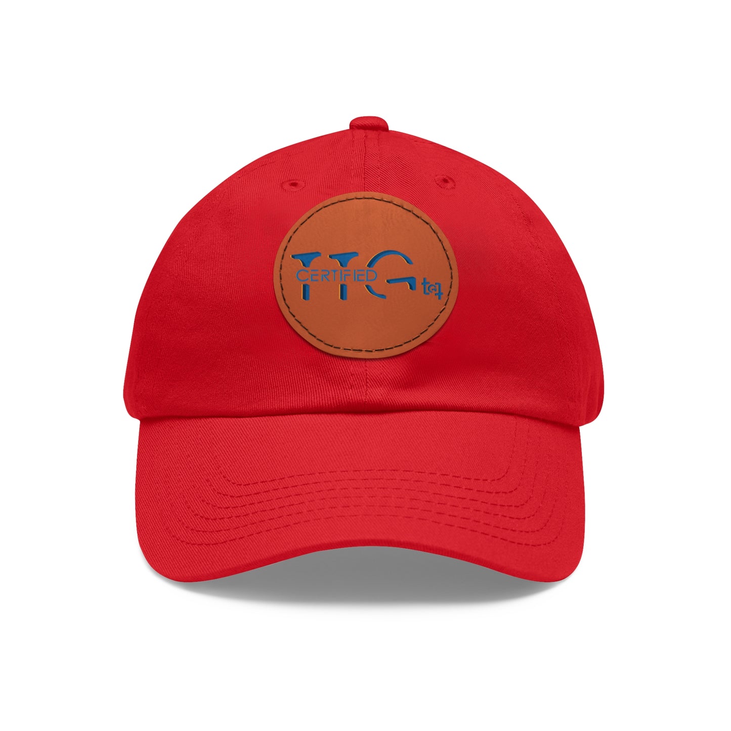 TTG Certified -  Hat with Leather Patch (Round)