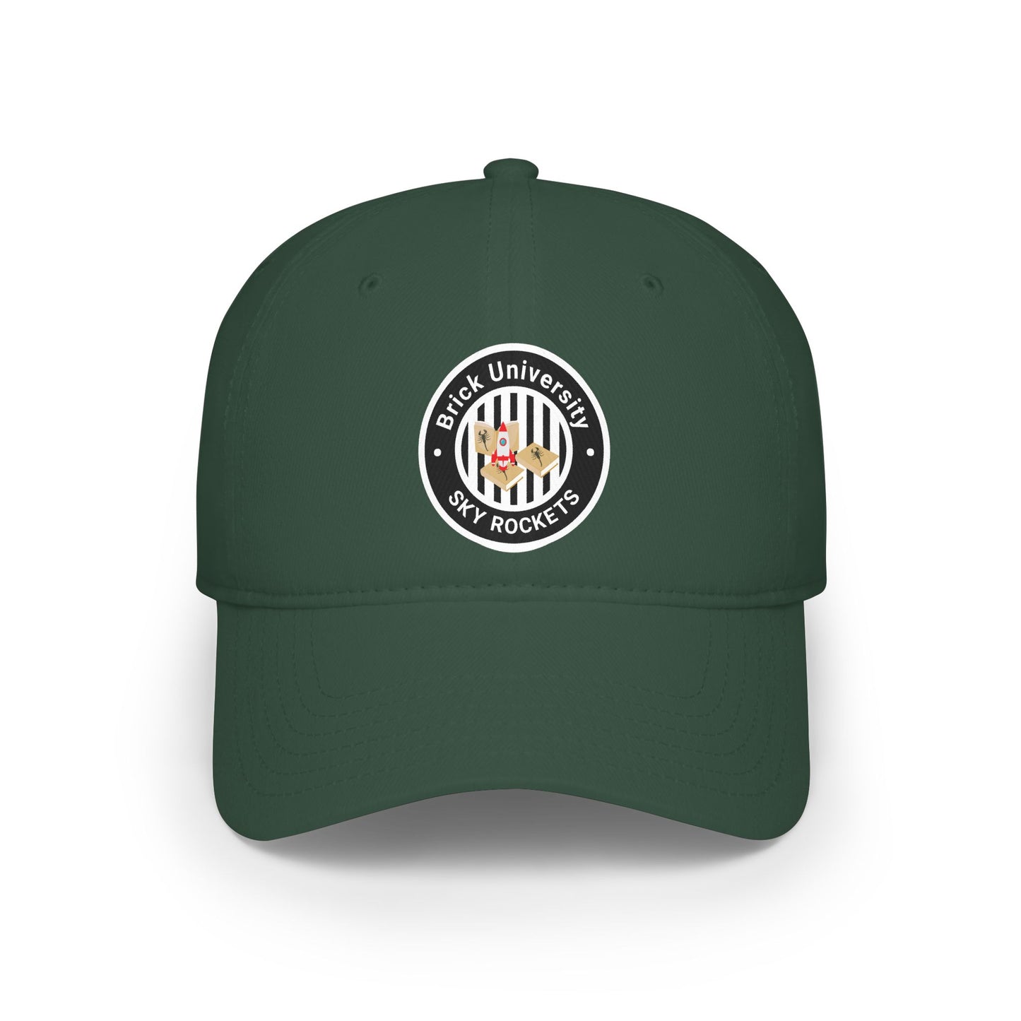 Brick University (Black-Outside) Baseball Cap