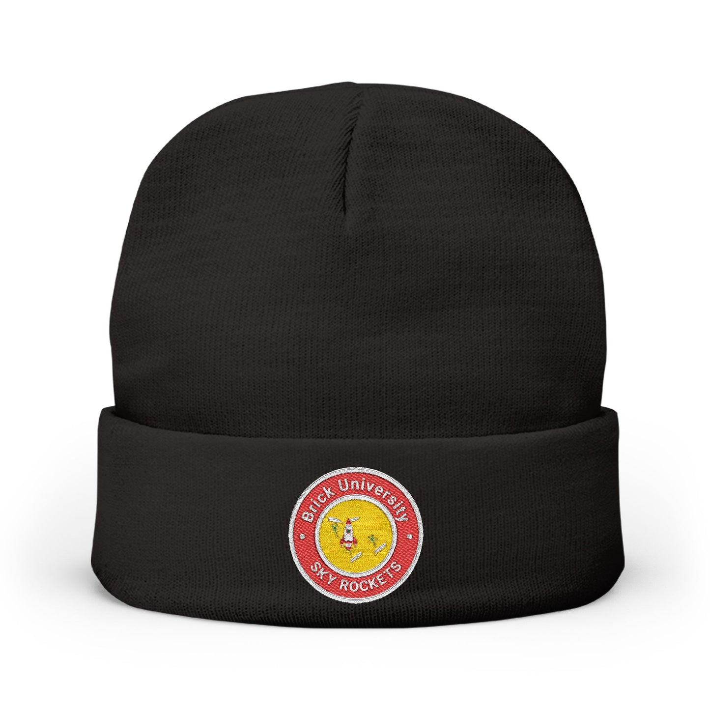 Brick University Knit Beanie